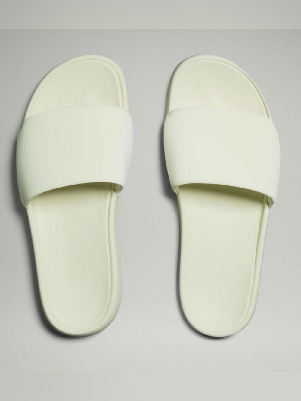 NIB New Lululemon Restfeel Womens Slide Lemon Ice / Lemon Ice